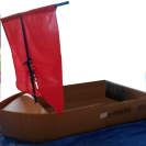 Cardboard Boat Activity for Row Row Row your Boat Nursery Rhyme